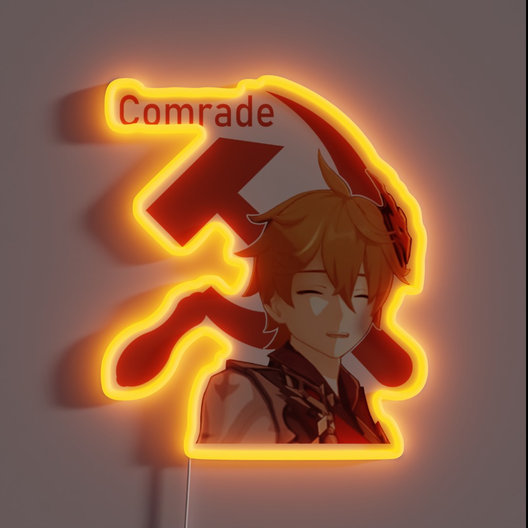 Comrade Childe Text Version RGB Neon Sign Comrade Childe Text Version RGB Neon Sign