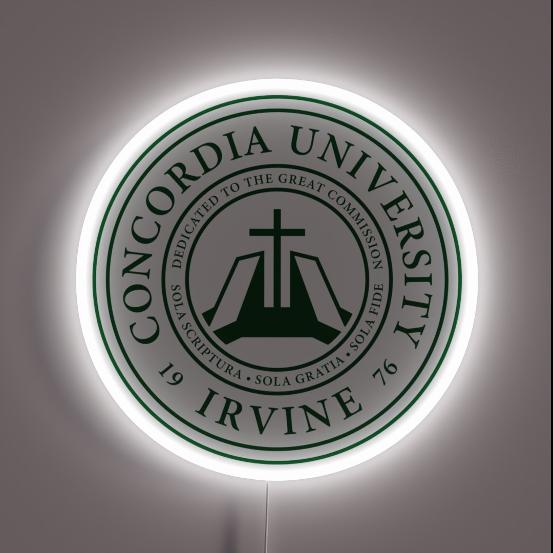 Concordia University Irvine RGB Neon Sign Concordia University Irvine RGB Neon Sign