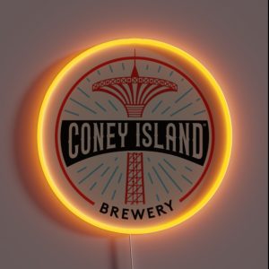 Coney Island Brewery RGB Neon Sign