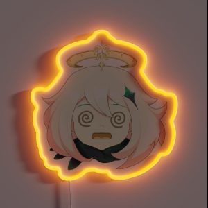 Confused Paimon Face RGB Neon Sign