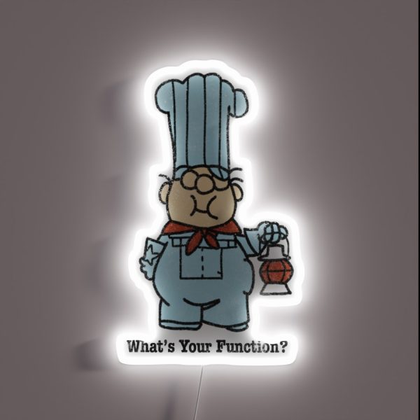 Conjunction Junction Engineer RGB Neon Sign