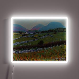 Connemara Cottage County Galway Ireland RGB Neon Sign