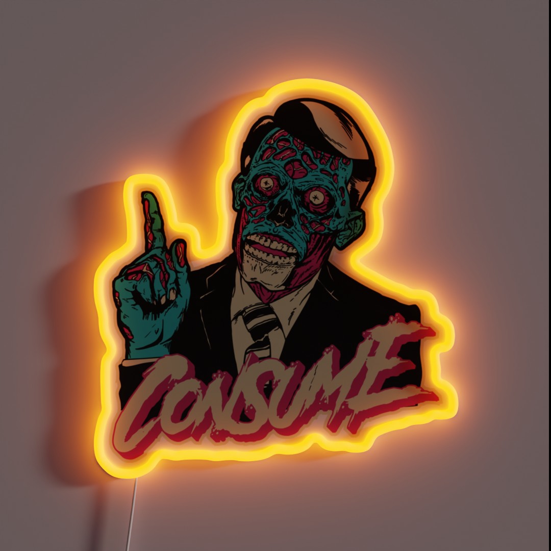 Consume RGB Neon Sign Consume RGB Neon Sign
