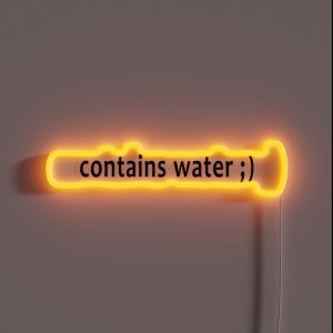 Contains Water RGB Neon Sign Contains Water RGB Neon Sign