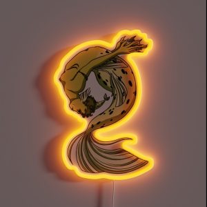 Contorsionist Mermaid RGB Neon Sign