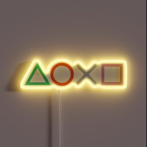 Controller Buttons RGB Neon Sign