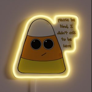 Controversial Candy Corn RGB Neon Sign