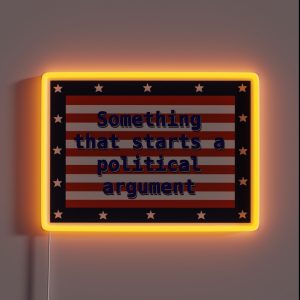 Controversial Opinion RGB Neon Sign Controversial Opinion RGB Neon Sign