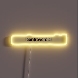 Controversial RGB Neon Sign Controversial RGB Neon Sign