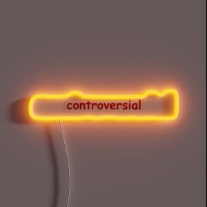 Controversial RGB Neon Sign
