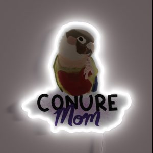 Conure Mom RGB Neon Sign