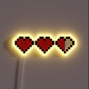 Cool 8bit Heart RGB Neon Sign Cool 8bit Heart RGB Neon Sign