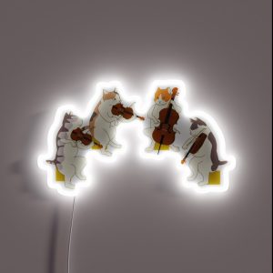 Cool Cat Quartet RGB Neon Sign Cool Cat Quartet RGB Neon Sign