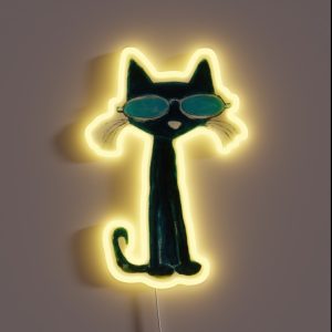 Cool Cat RGB Neon Sign