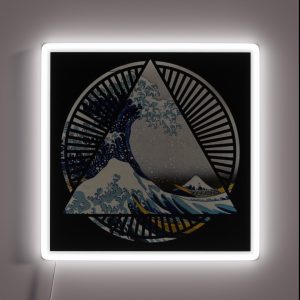 Cool Japanese Wave RGB Neon Sign