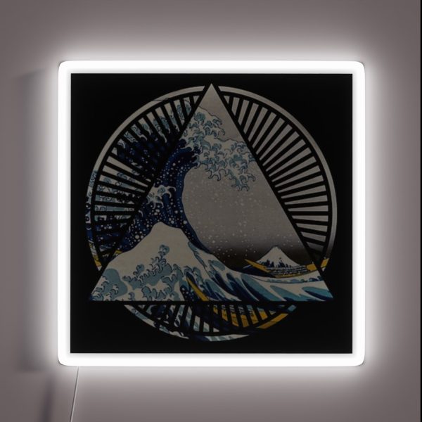 Cool Japanese Wave RGB Neon Sign