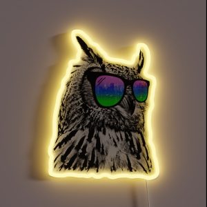 Cool Owl RGB Neon Sign Cool Owl RGB Neon Sign