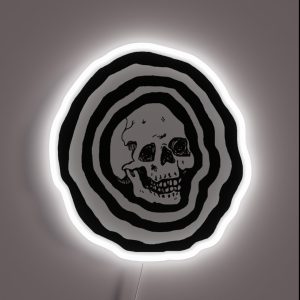 Cool Skull Pattern Design RGB Neon Sign Cool Skull Pattern Design RGB Neon Sign