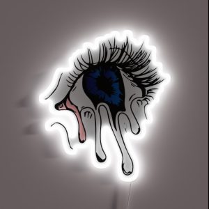 Cool Trippy Melting Eye RGB Neon Sign