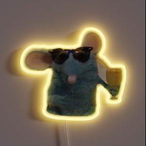 Cool Tutter The Mouse RGB Neon Sign