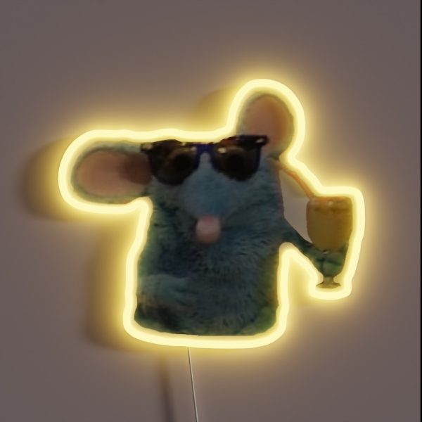 Cool Tutter The Mouse RGB Neon Sign