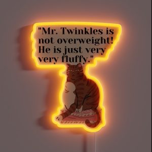 Copy Of He Only Drinks Evian RGB Neon Sign