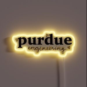 Copy Of Purdue Engineering RGB Neon Sign Copy Of Purdue Engineering RGB Neon Sign
