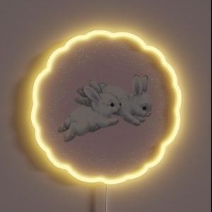 Coquette Bunny RGB Neon Sign