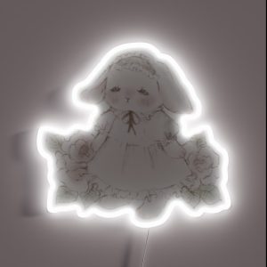 Coquette Bunny RGB Neon Sign Coquette Bunny RGB Neon Sign