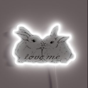 Coquette Bunny RGB Neon Sign