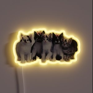 Coquette Cats RGB Neon Sign Coquette Cats RGB Neon Sign