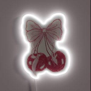 Coquette Cherry RGB Neon Sign