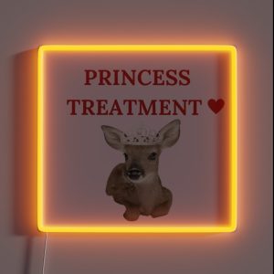 Coquette Deer Princess Treatment RGB Neon Sign