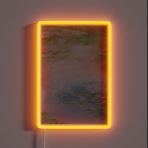 Coquette Floral Painting RGB Neon Sign