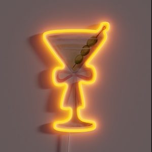 Coquette Martini RGB Neon Sign