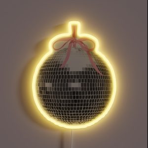 Coquette Mirrorball RGB Neon Sign