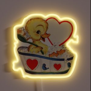 Coquette Vintage Duck RGB Neon Sign