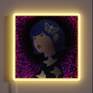Coraline Alone RGB Neon Sign