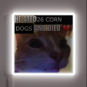 Corn Dog RGB Neon Sign