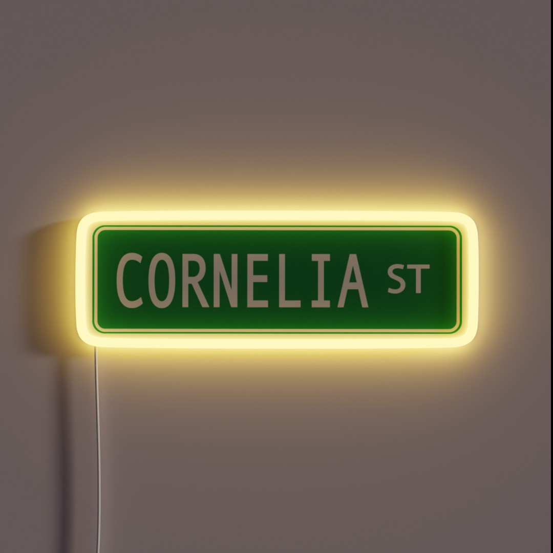Cornelia Street Lover RGB Neon Sign Cornelia Street Lover RGB Neon Sign