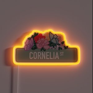 Cornelia Street RGB Neon Sign