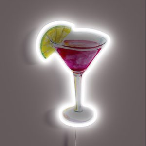 Cosmopolitan Cocktail RGB Neon Sign