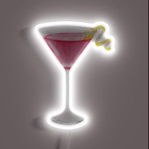 Cosmopolitan Cocktail RGB Neon Sign