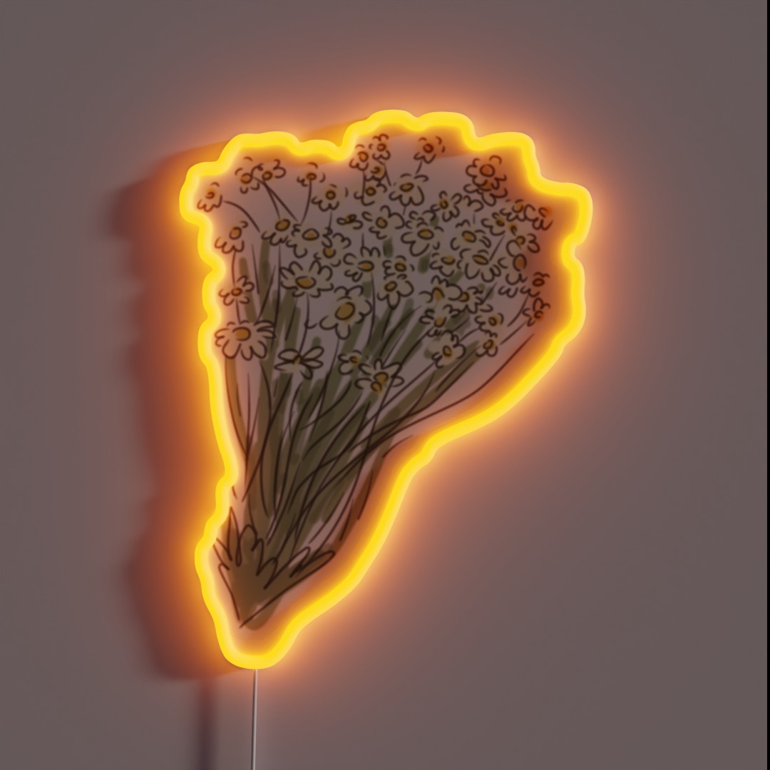 Cottagecore Flowers RGB Neon Sign Cottagecore Flowers RGB Neon Sign