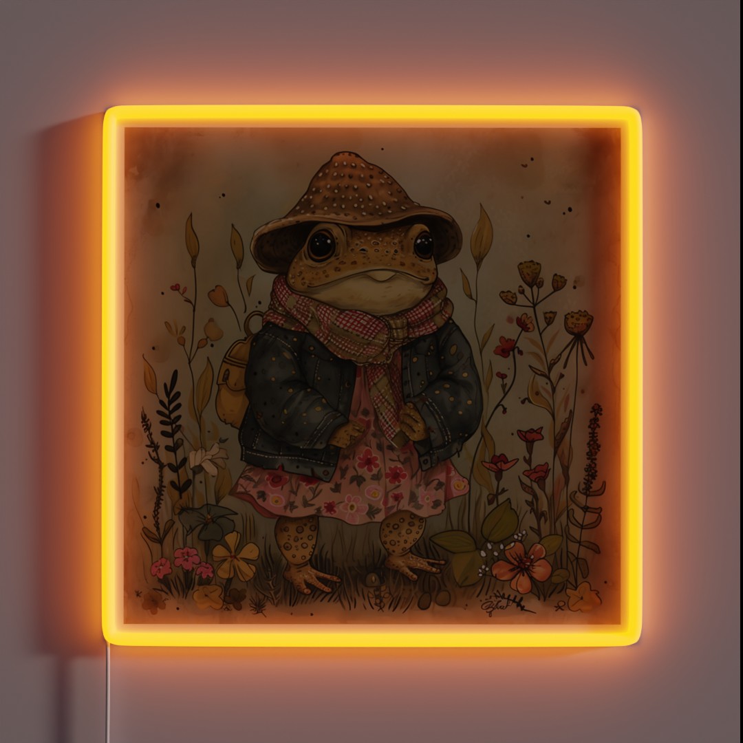 Cottagecore Toad RGB Neon Sign Cottagecore Toad RGB Neon Sign