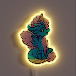 Cotton Candy Dragon RGB Neon Sign Cotton Candy Dragon RGB Neon Sign