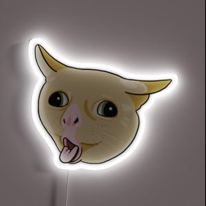 Coughing Cat RGB Neon Sign Coughing Cat RGB Neon Sign