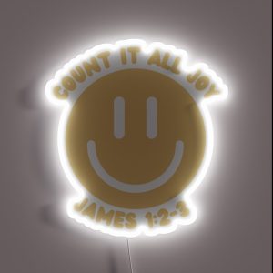Count It All Joy RGB Neon Sign