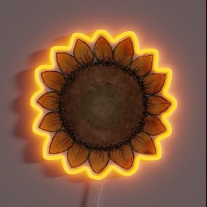 Country Sunflower RGB Neon Sign