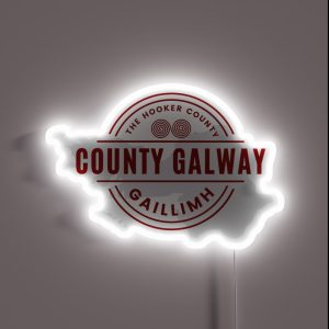 County Galway RGB Neon Sign County Galway RGB Neon Sign